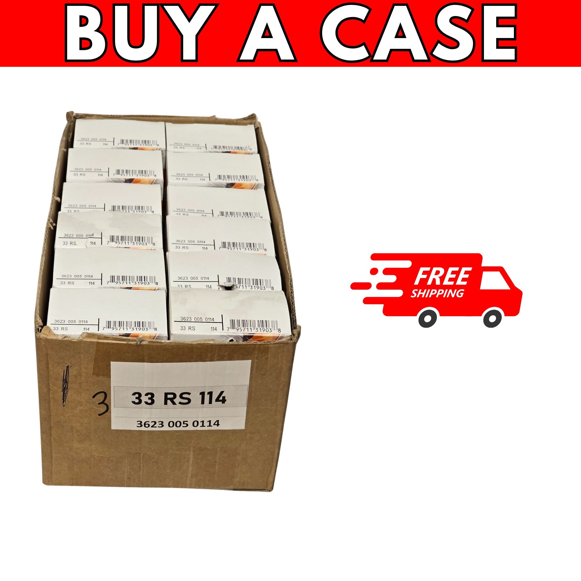 BULK || STIHL Oilomatic Rapid Super | 33 RS 114 | 36 in. | 114 Drive Links | Chainsaw Chain | 3623 005 0114