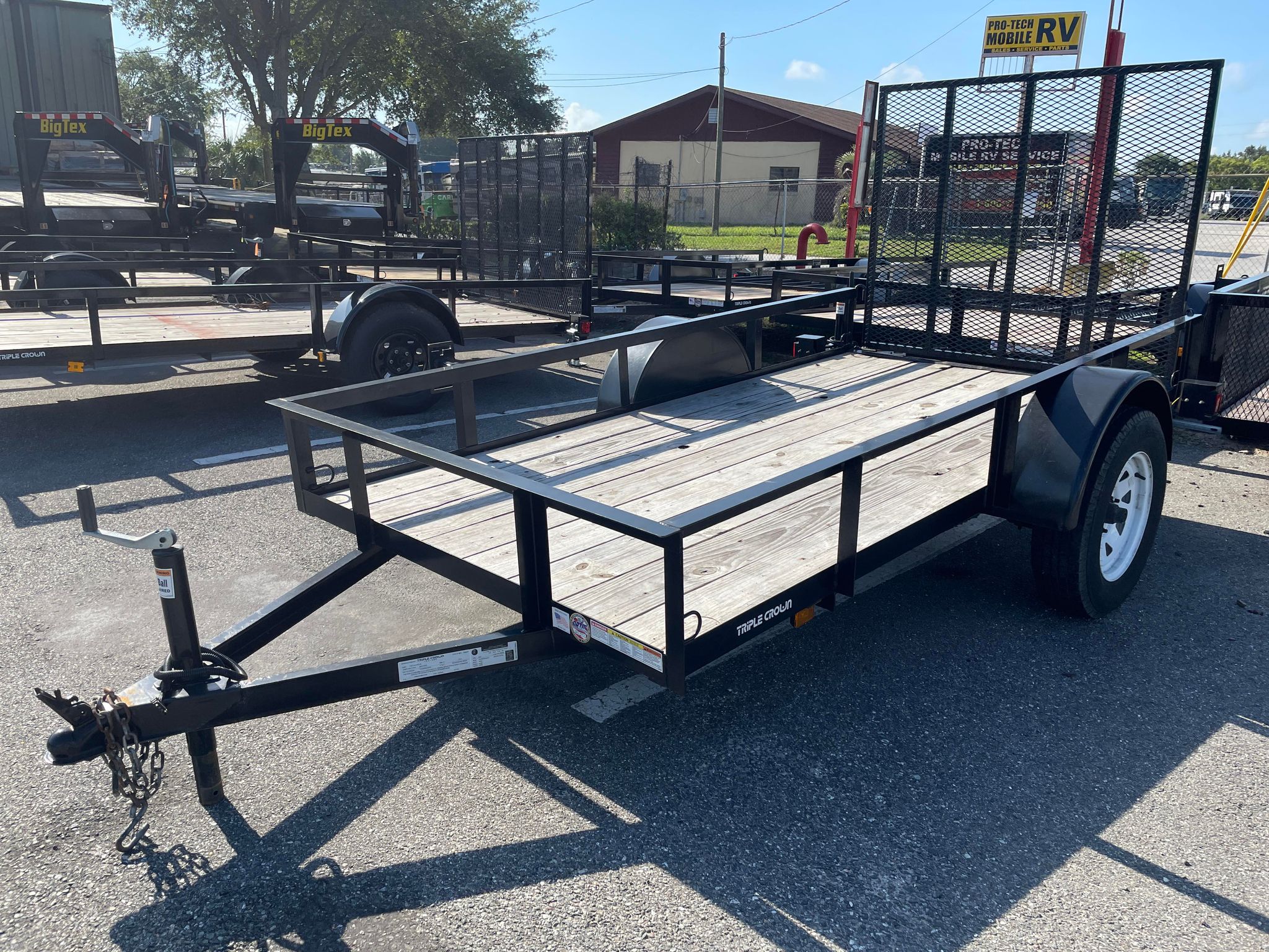 5X10 Triple Crown Black Utility Trailer (U5X10G) | Main Street Mower | Winter Garden | Clermont | Ocala