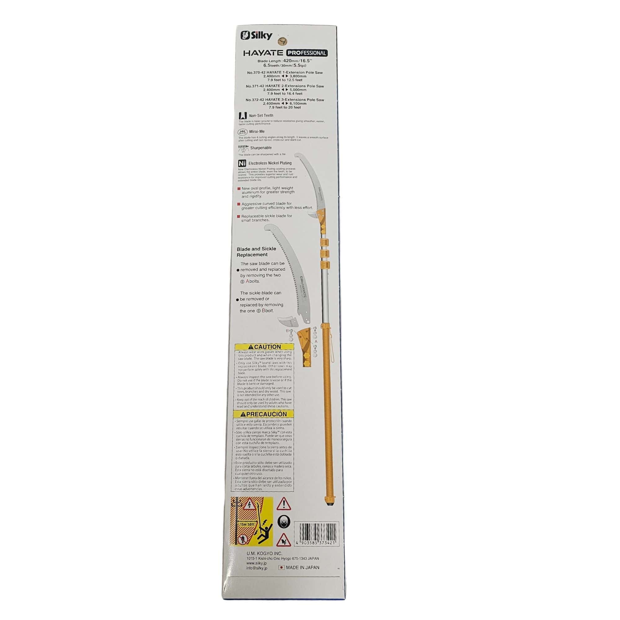 Silky Hayate Telescoping Pole Saw - Replacement Blade | 373-42 | Main Street Mower | Winter Garden | Clermont | Ocala