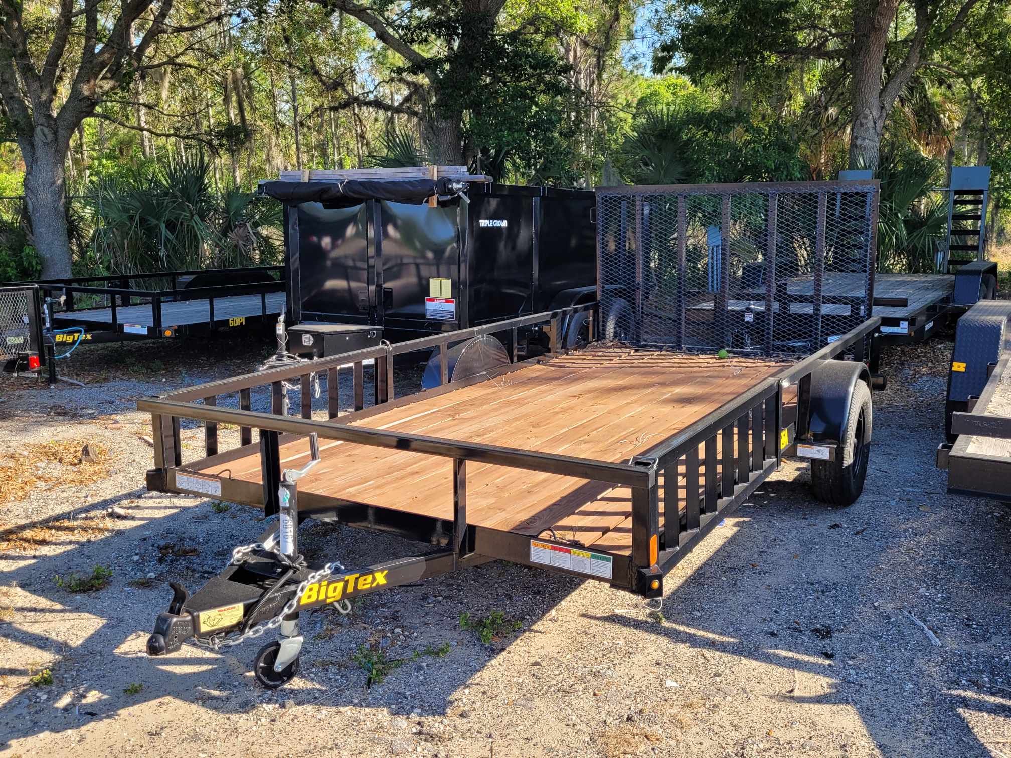 6.5X14 Big Tex Single Axle Black Utility Trailer (35SA-14BKRSX) | Main Street Mower | Winter Garden | Clermont | Ocala