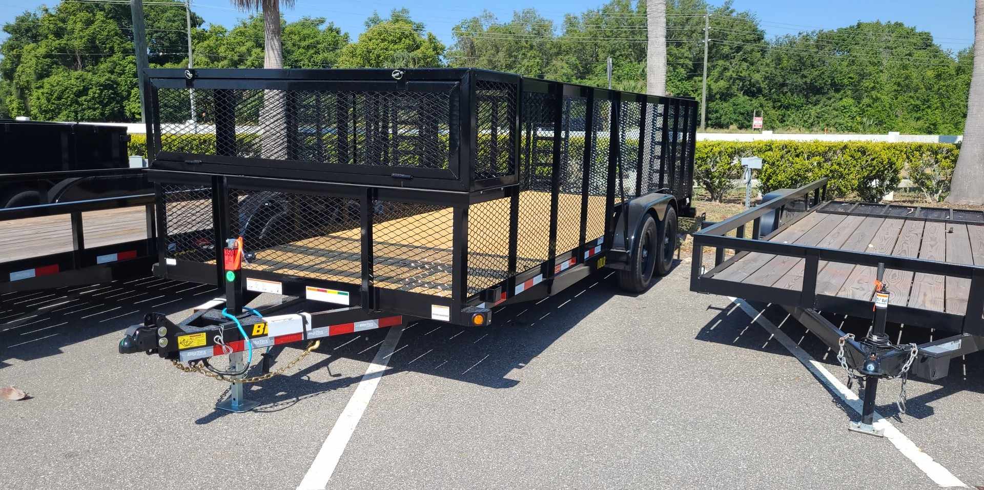 20 Foot Big Tex Landscaping Special Black Equipment Trailer (10LR-20BK-P4)