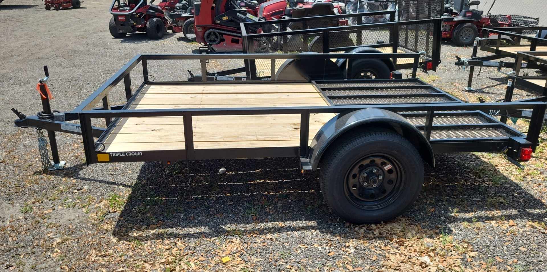 6X10 Triple Crown Black Utility Trailer (U6X10G)