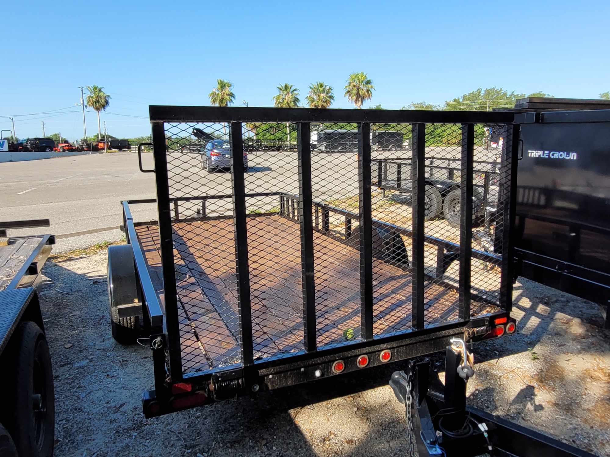 6.5X14 Big Tex Single Axle Black Utility Trailer (35SA-14BKRSX)