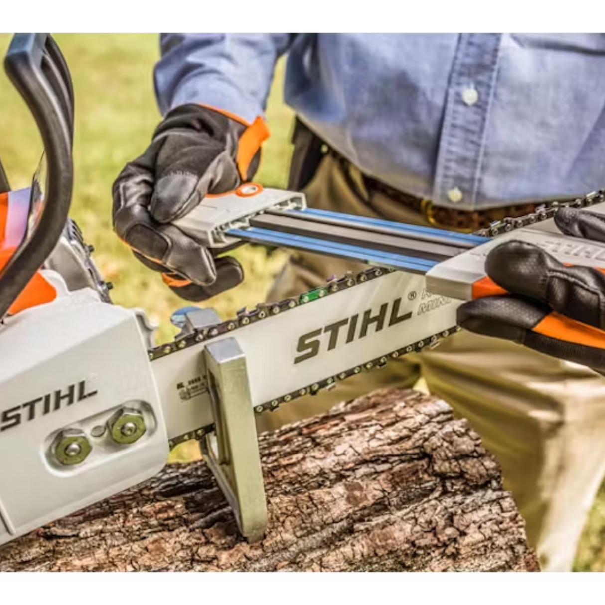 STIHL 2 in 1 Filing Guide & Saw Chain Sharpener 3/8in | 5605 750 4305 | Main Street Mower | Winter Garden | Clermont | Ocala
