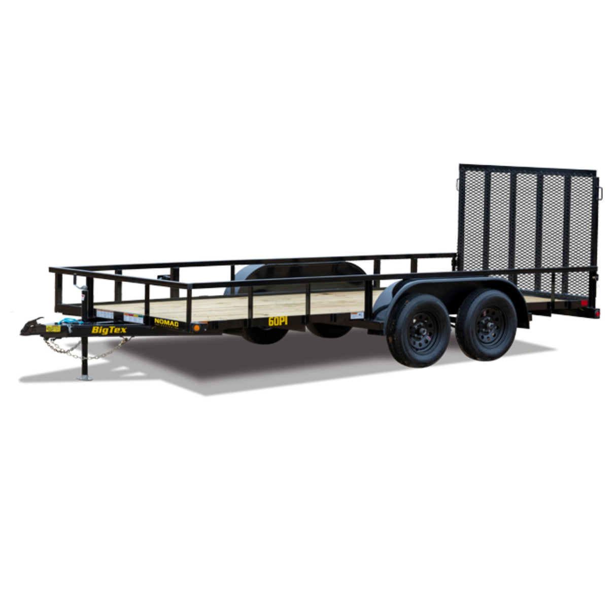 Big Tex Utility Trailer | 12FT | Tandem Axle  | Pipe Top | 60PI-12BK4RG