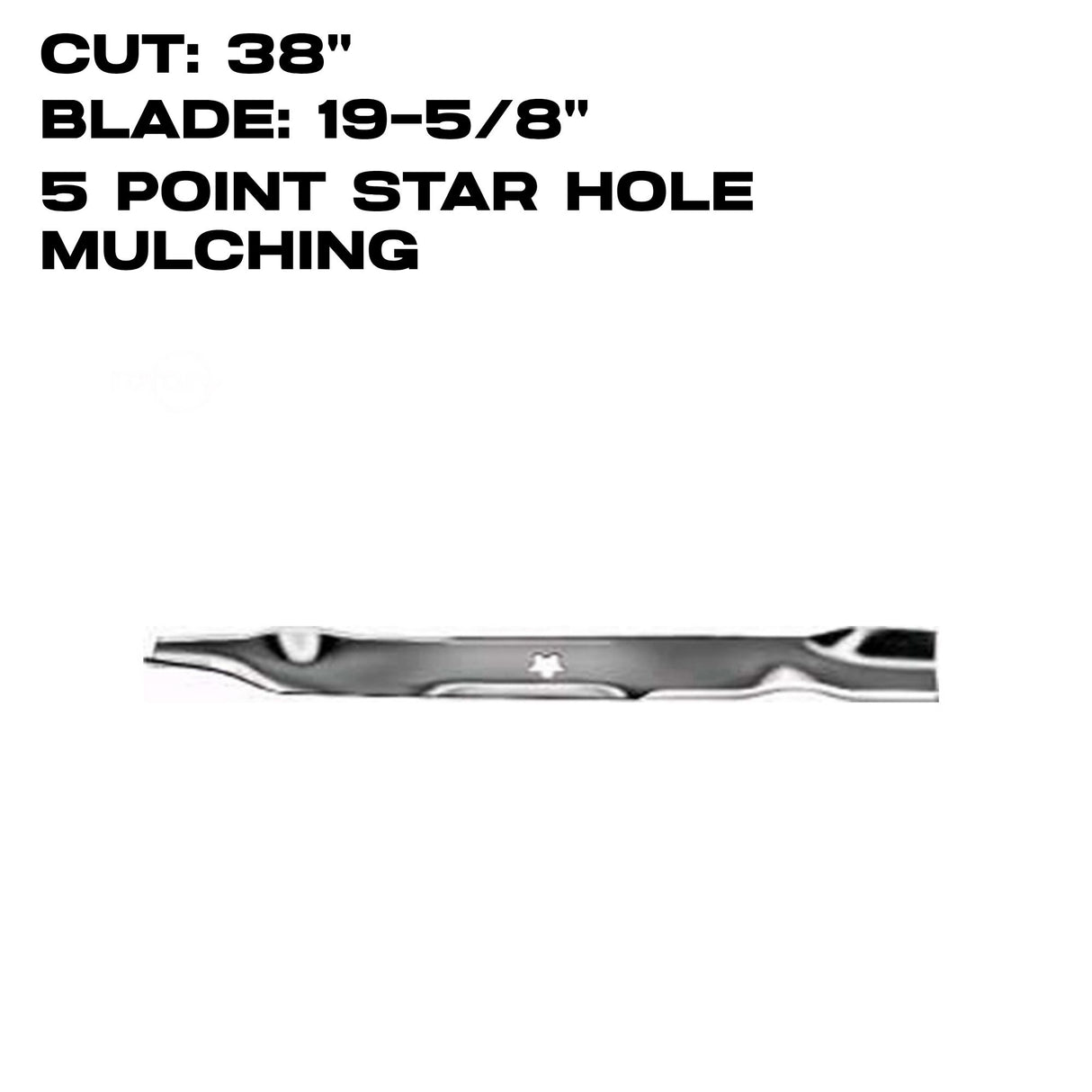 Rotary 19-5/8" X 5 Point Star | Mulching | 38" Deck | AYP/HUSQVARNA | 6190