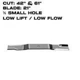Rotary Blade | 21" X 5/8" | Low Flow | BobCat / Honda | 42" & 61" Deck | 6272