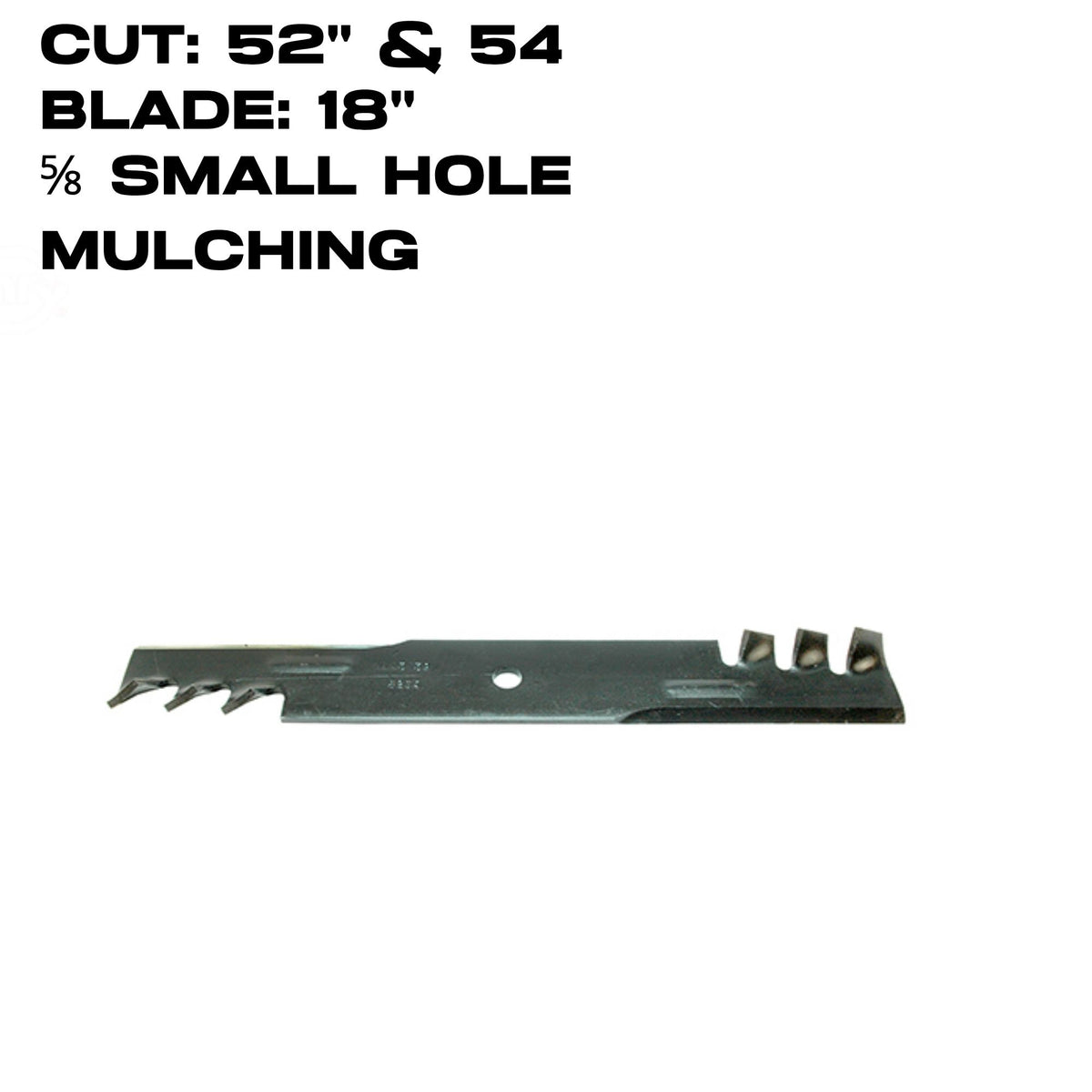 Rotary Copperhead Blade | 18" X 5/8" | Mulching | Bobcat / Exmark / John Deere | 48" Deck | 6294