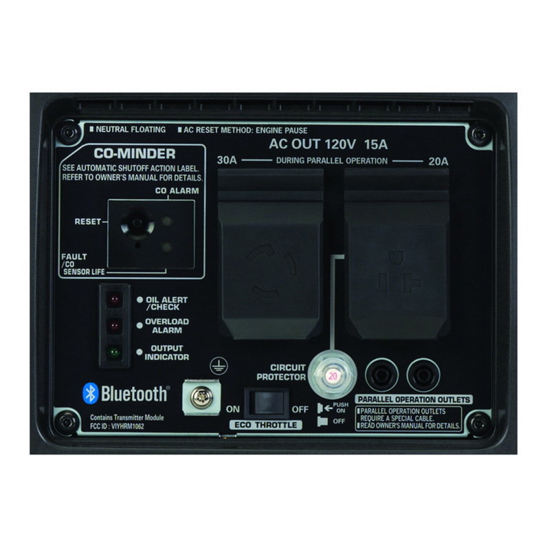 Honda EU2200ITAN1 Companion 49 State 2200 watt 120V Inverter Generator with CO-MINDER™