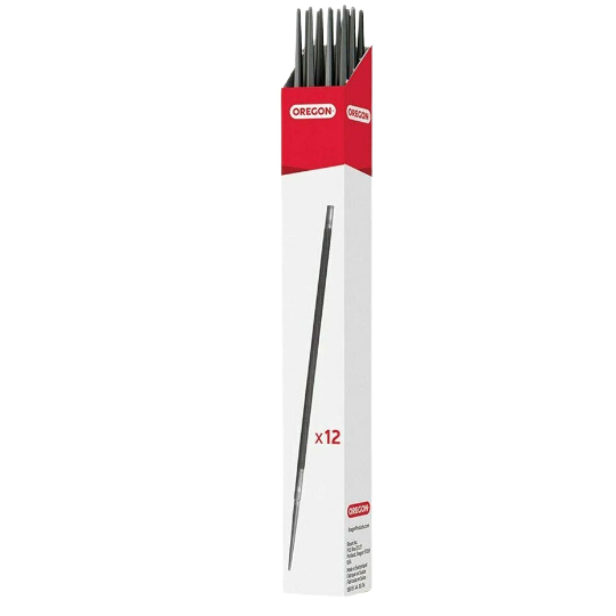 Oregon 7/32 X 8 | Round File | 12 PACK | 70502 | Main Street Mower | Winter Garden | Clermont | Ocala