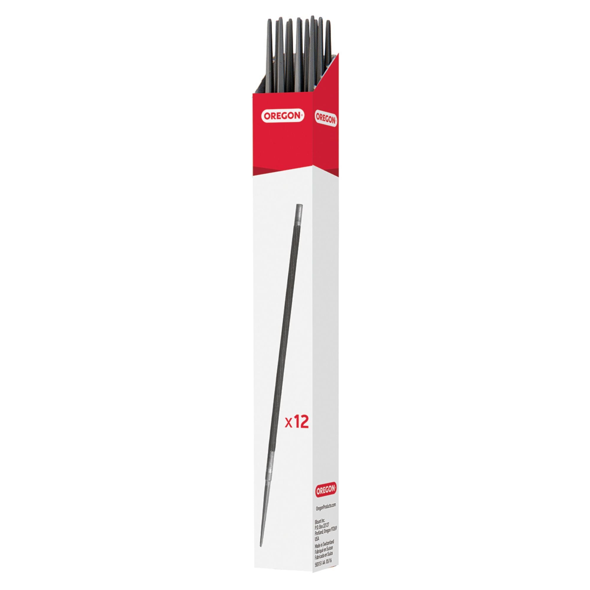 Oregon 5/32" X 8" | Round File | 12 PACK | 70504 | Main Street Mower | Winter Garden | Clermont | Ocala