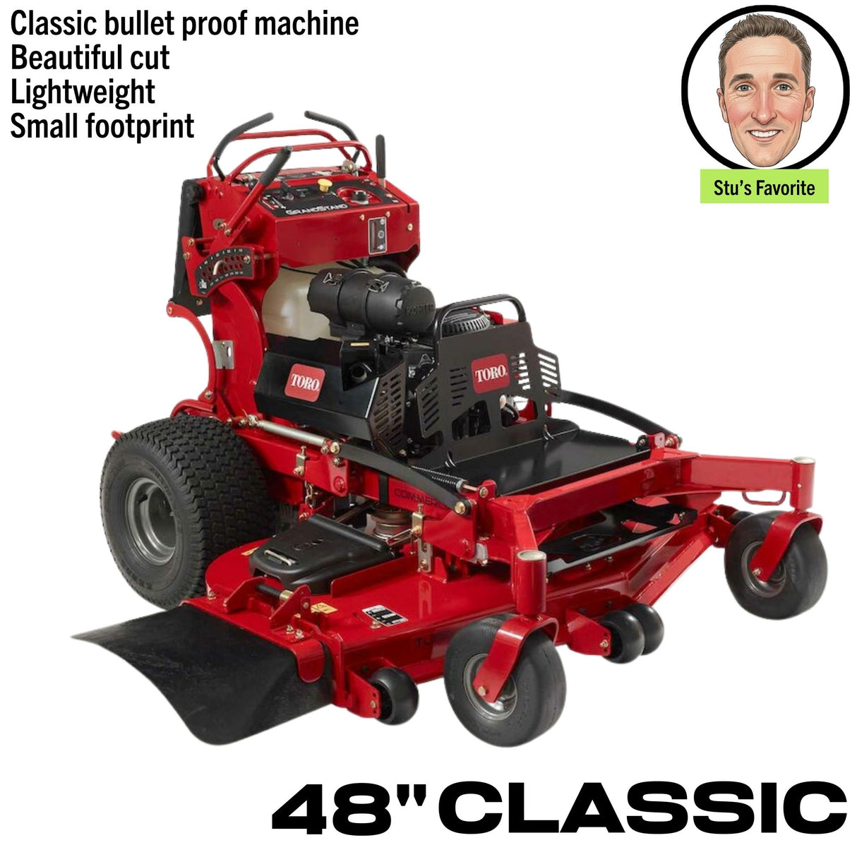 Toro Grandstand | 48" Deck | Kawasaki Stand On Mower | 72504