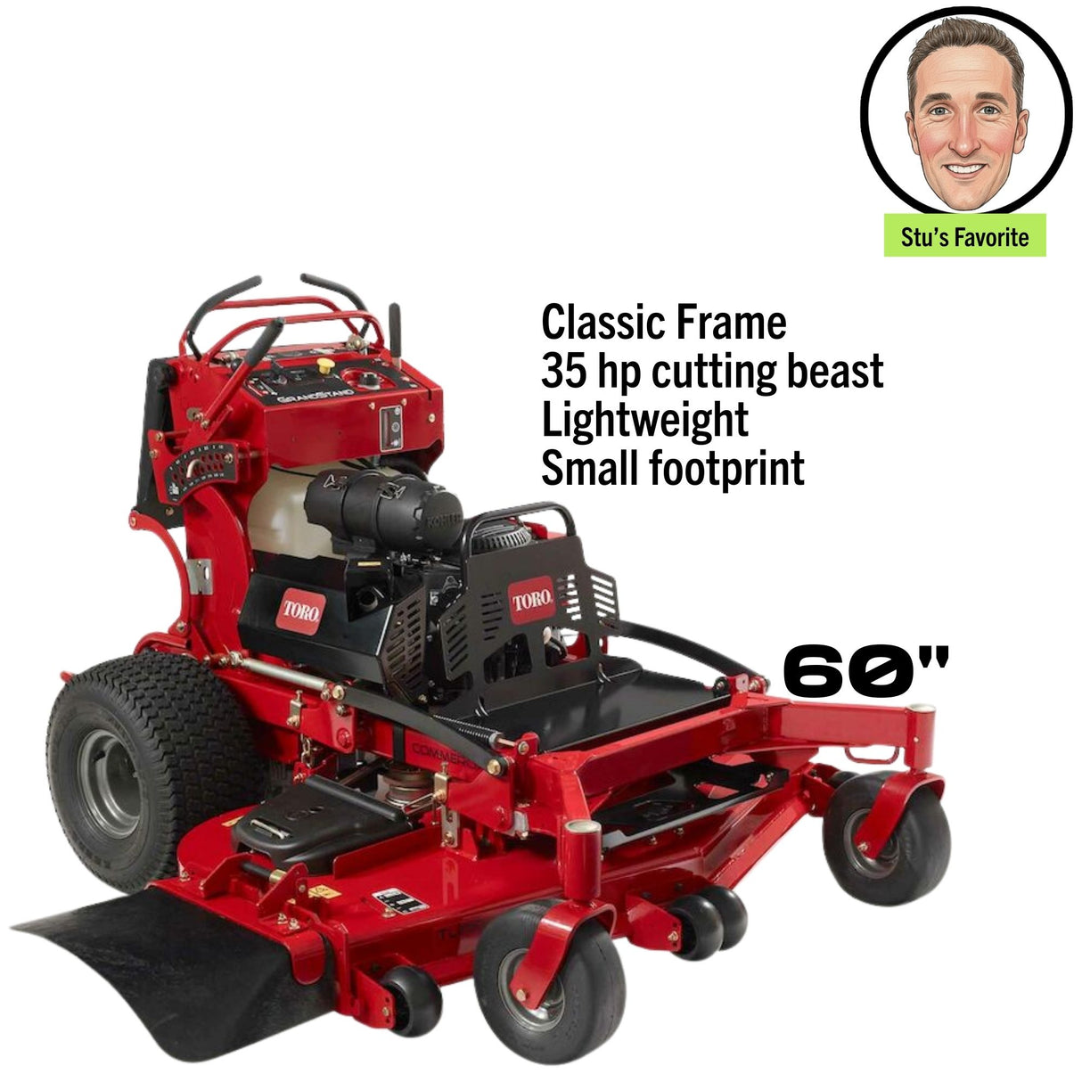 Toro GrandStand | 60 in. Deck | 35 hp Kawasaki | 72512