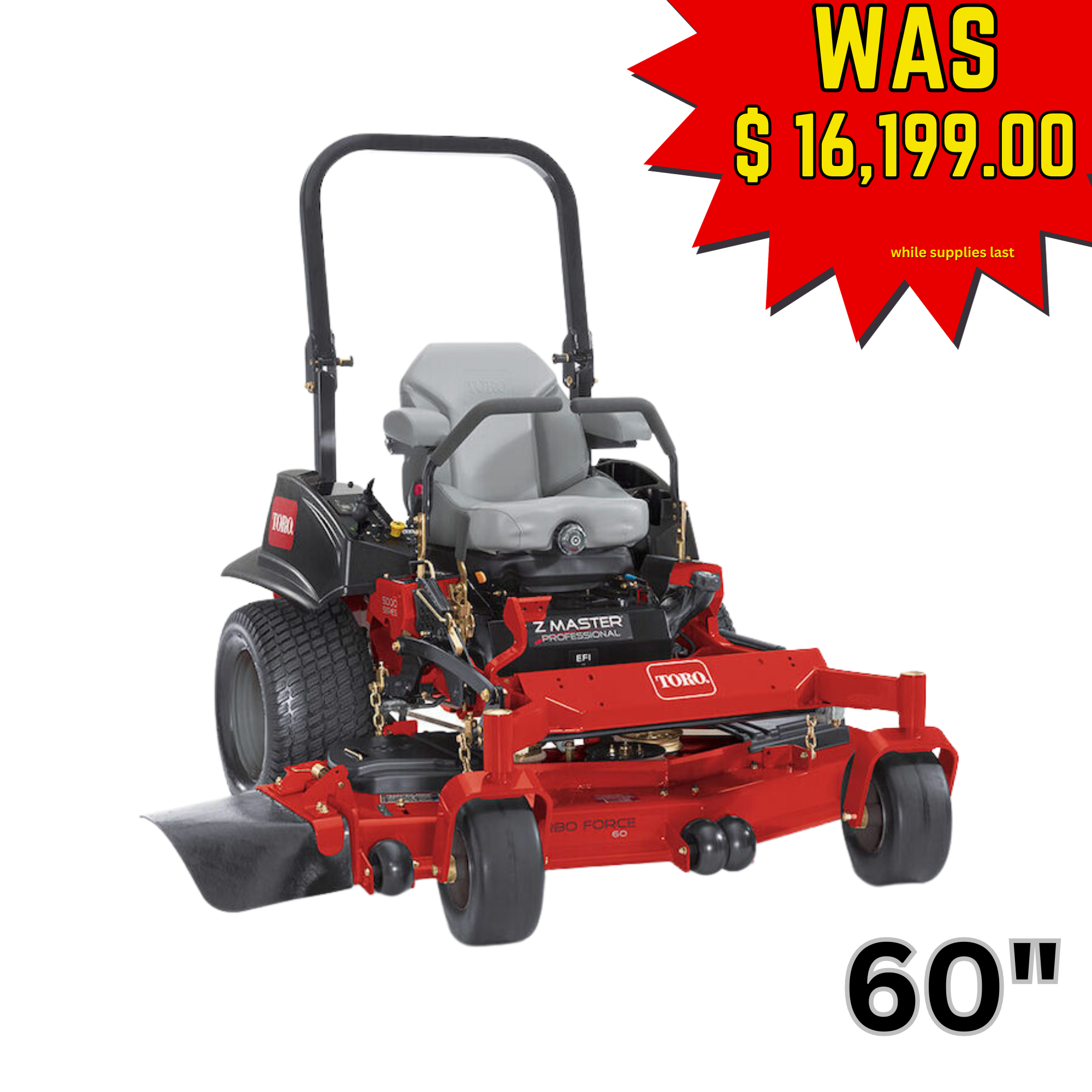 Toro Z-Master 5000 (60") Kohler EFI Zero Turn Mower | 72930