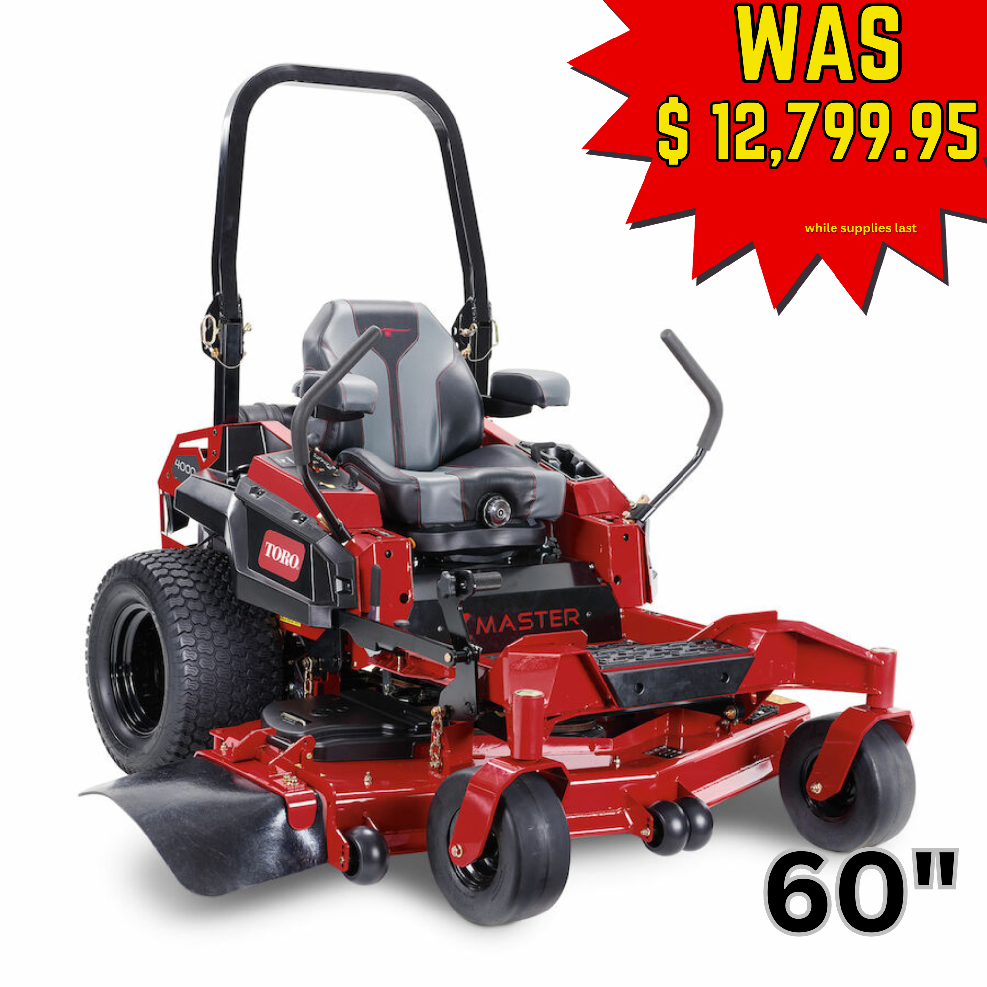 Toro Z-Master 4000 60" Deck 26.5HP Kohler EFI Zero Turn Mower | 74035