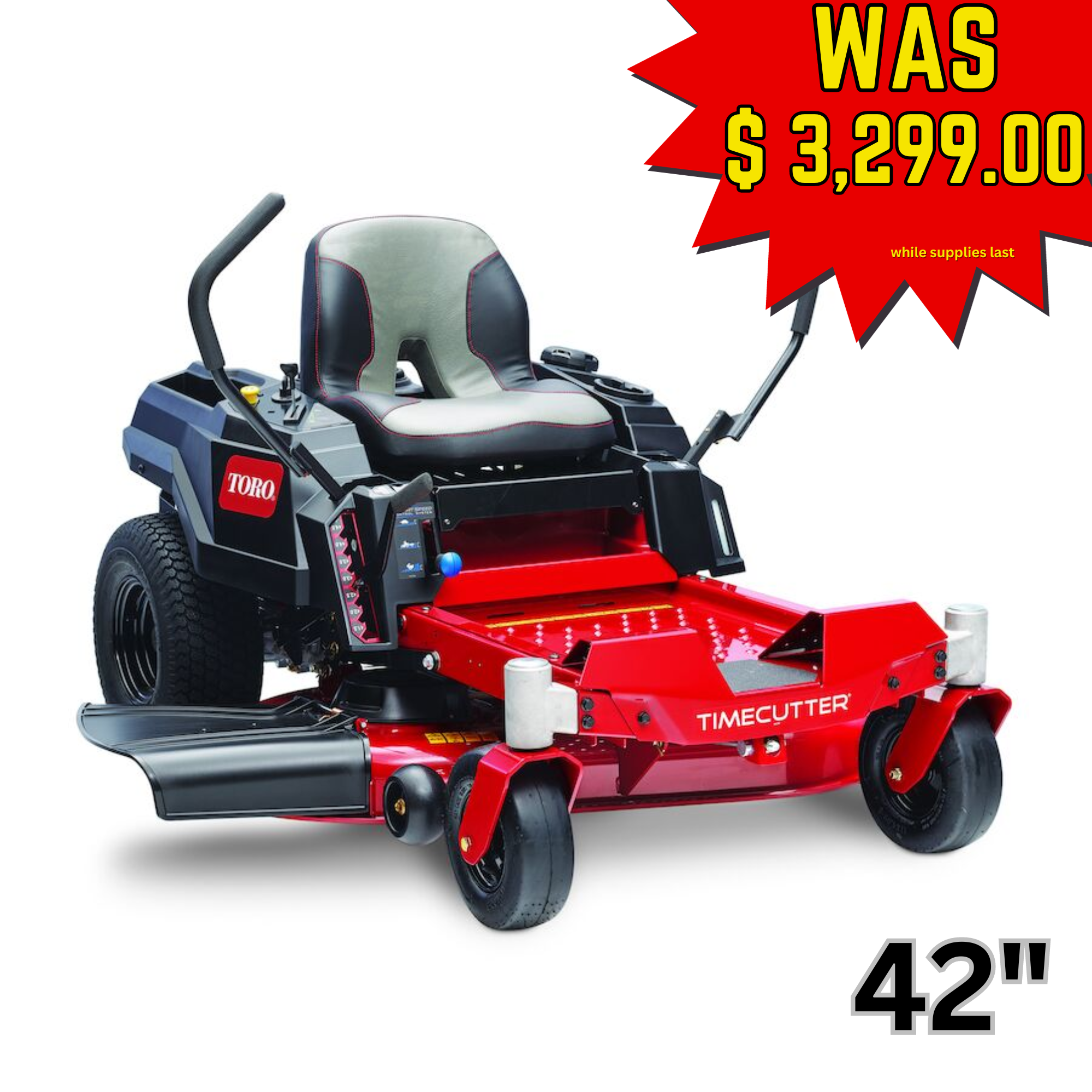 Toro TimeCutter 42 in. Stamped Deck 15.5 HP Briggs & Stratton  Zero Turn Mower | 75748