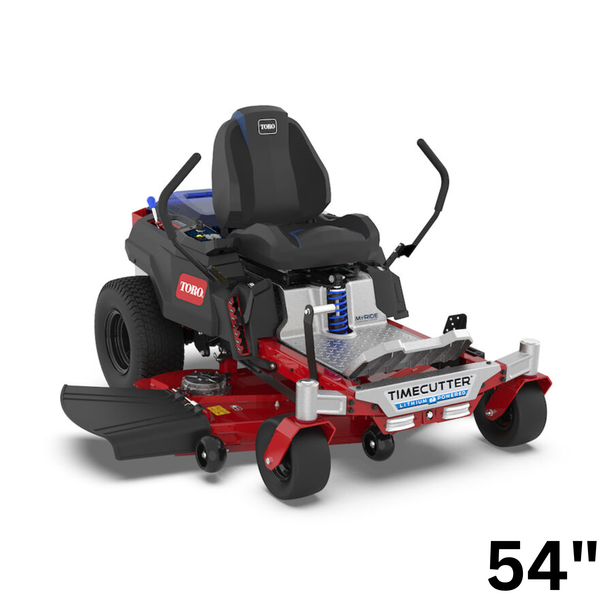 Toro 60V MAX 54 in. TimeCutter MyRIDE Zero Turn Mower w/ (5) 10.0Ah & (1) 4.0Ah Batteries and Charger| 75851