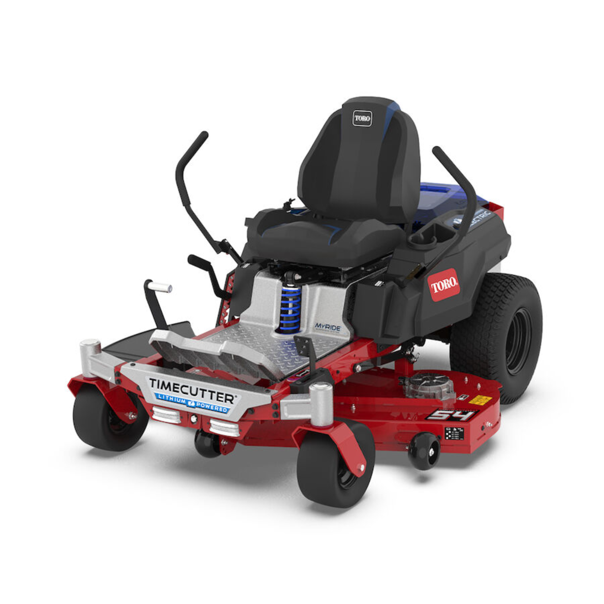 Toro 60V MAX 54 in. TimeCutter MyRIDE Zero Turn Mower w/ (5) 10.0Ah & (1) 4.0Ah Batteries and Charger| 75851