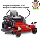 Toro TimeCutter Zero Turn Mower | 42" Fabricated Deck | 22hp Briggs & Stratton | 77404