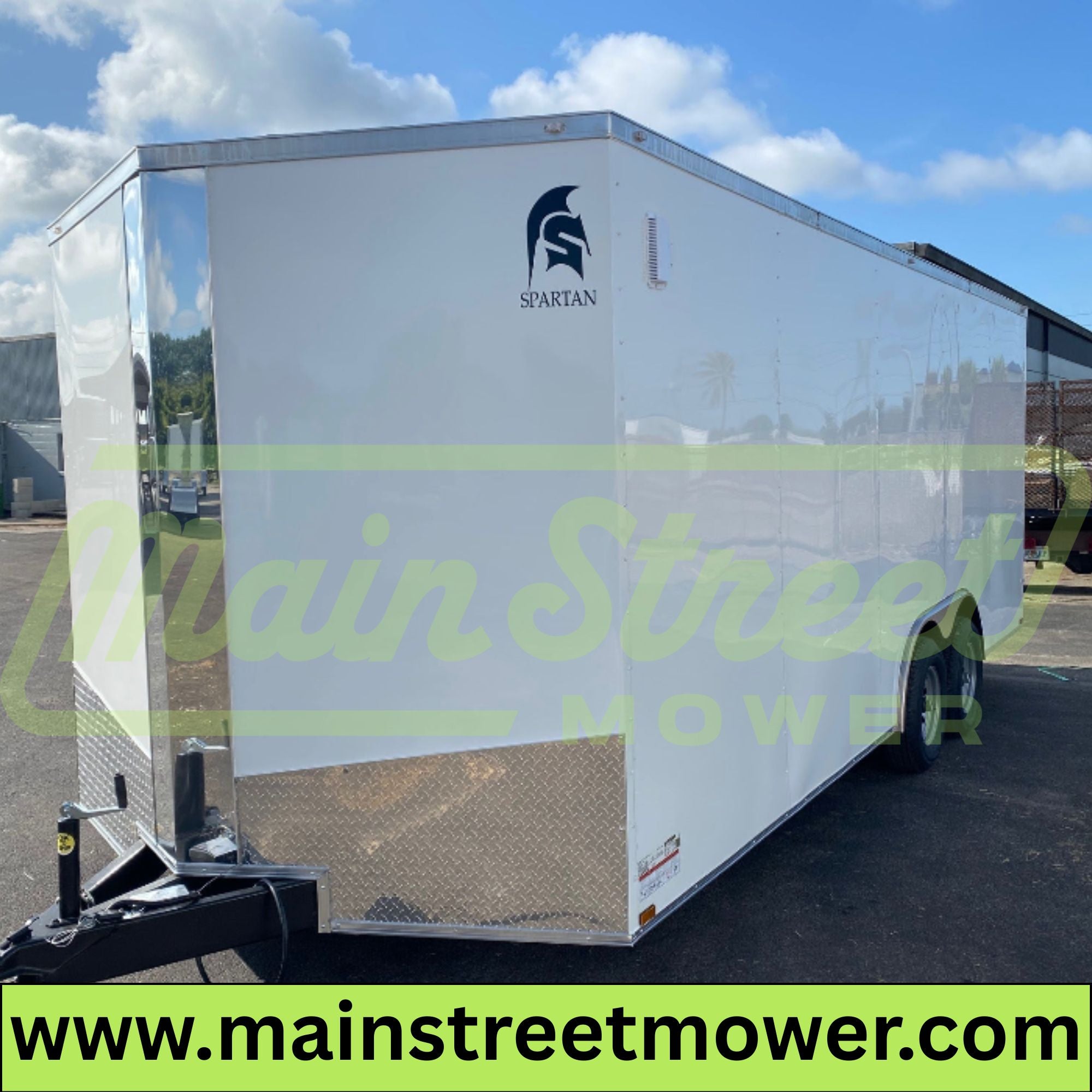 Spartan 8.5X20 Tandem Axle Enclosed Cargo Trailer | White | SP8.5X20TA