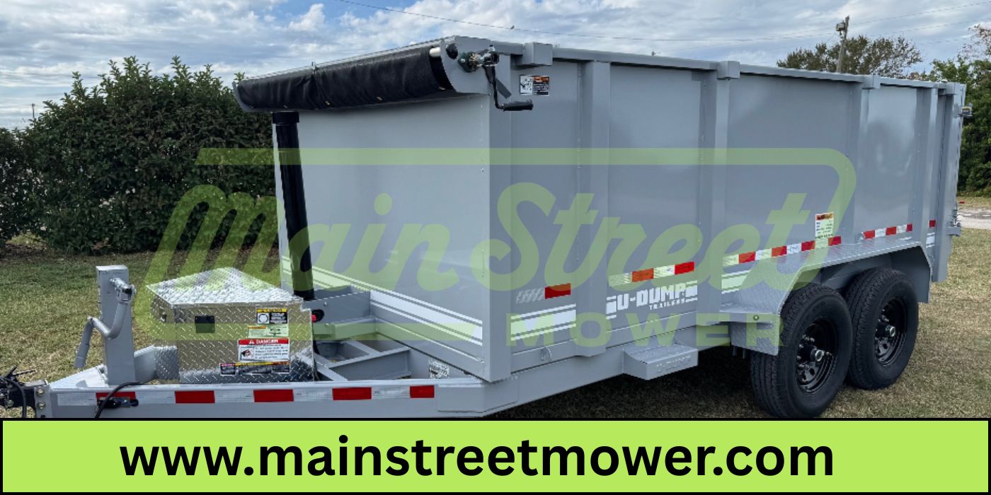 U-DUMP Low Profile Dump Trailer | 83"X14'X48" | Telescopic | 831414T-48-LP