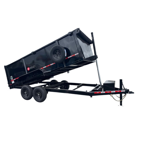 U-Dump Trailer | 14FT | Low-Profile | Tandem Axle | Telescopic |  831614T-48 LP-PRO