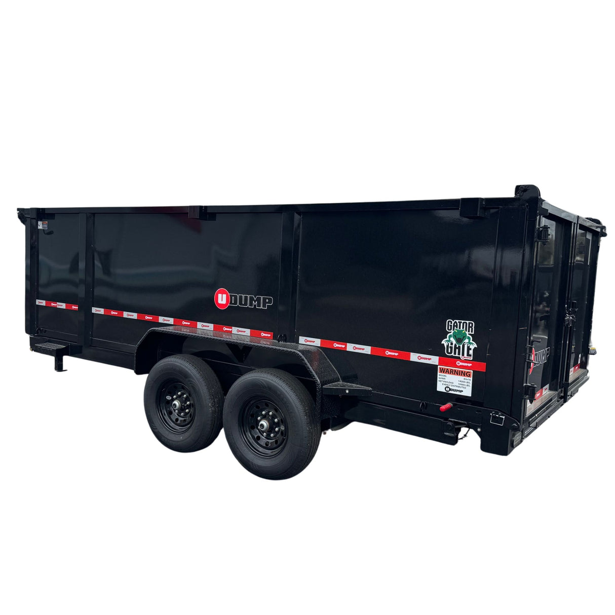 U-Dump Trailer | 14FT | Low-Profile | Tandem Axle | Telescopic |  831614T-48 LP-PRO