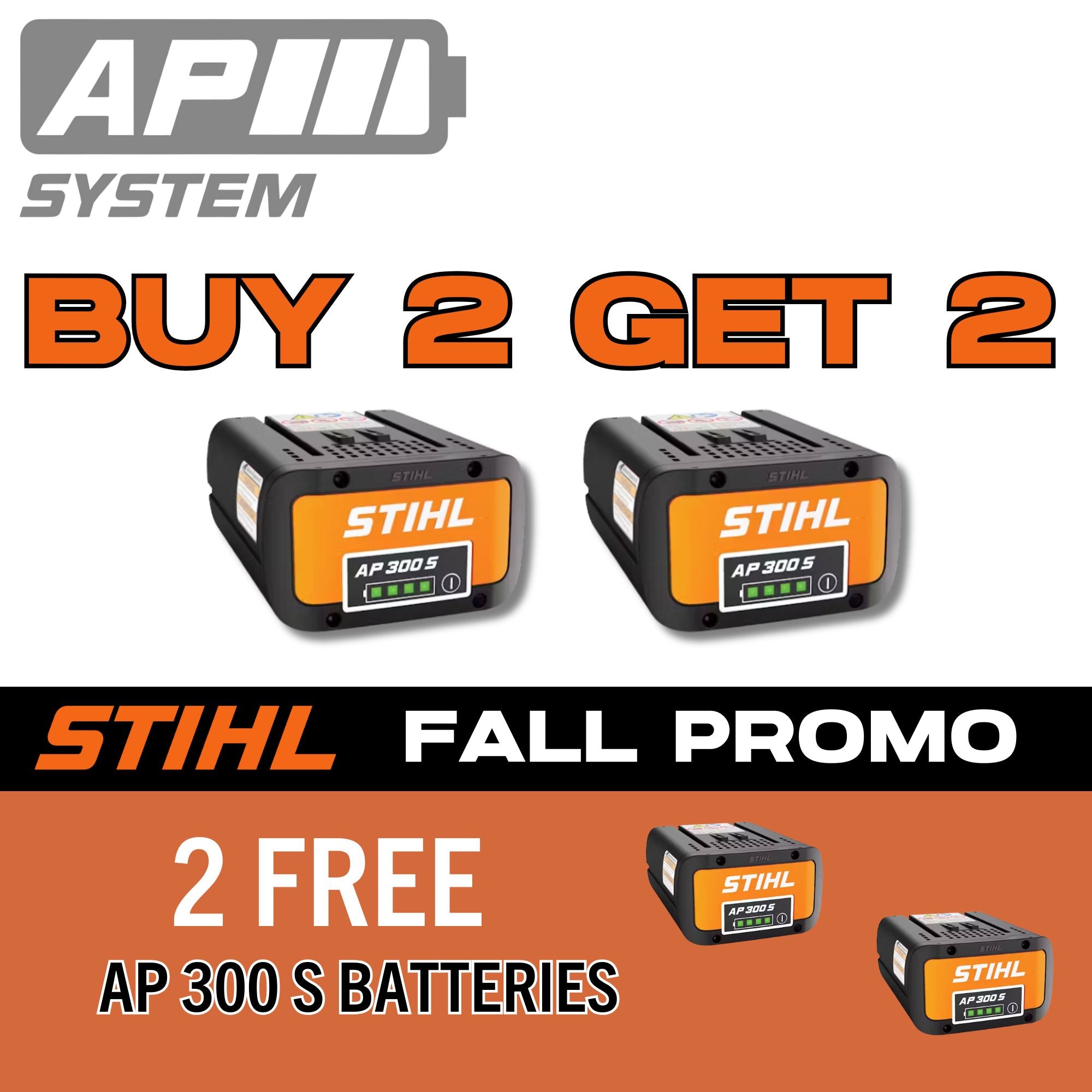 STIHL AP 300 S 36 Volt 7.2 Ah Lithium Ion Battery | PROMO