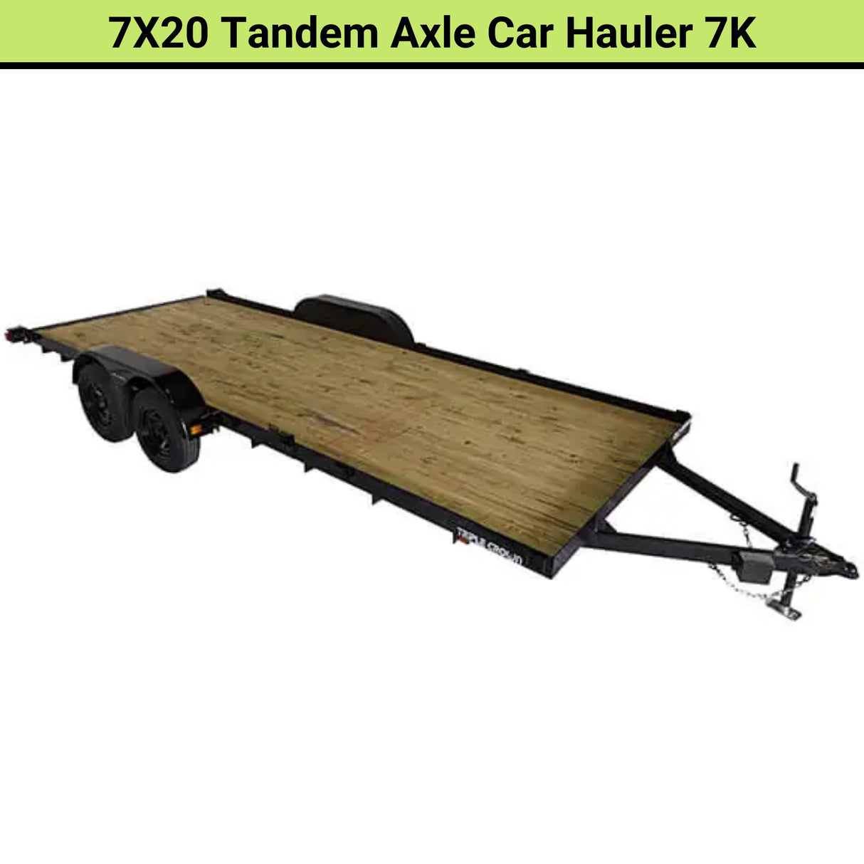 Triple Crown 7X20 Tandem Axle Car Hauler 7K | CH7X20T7K