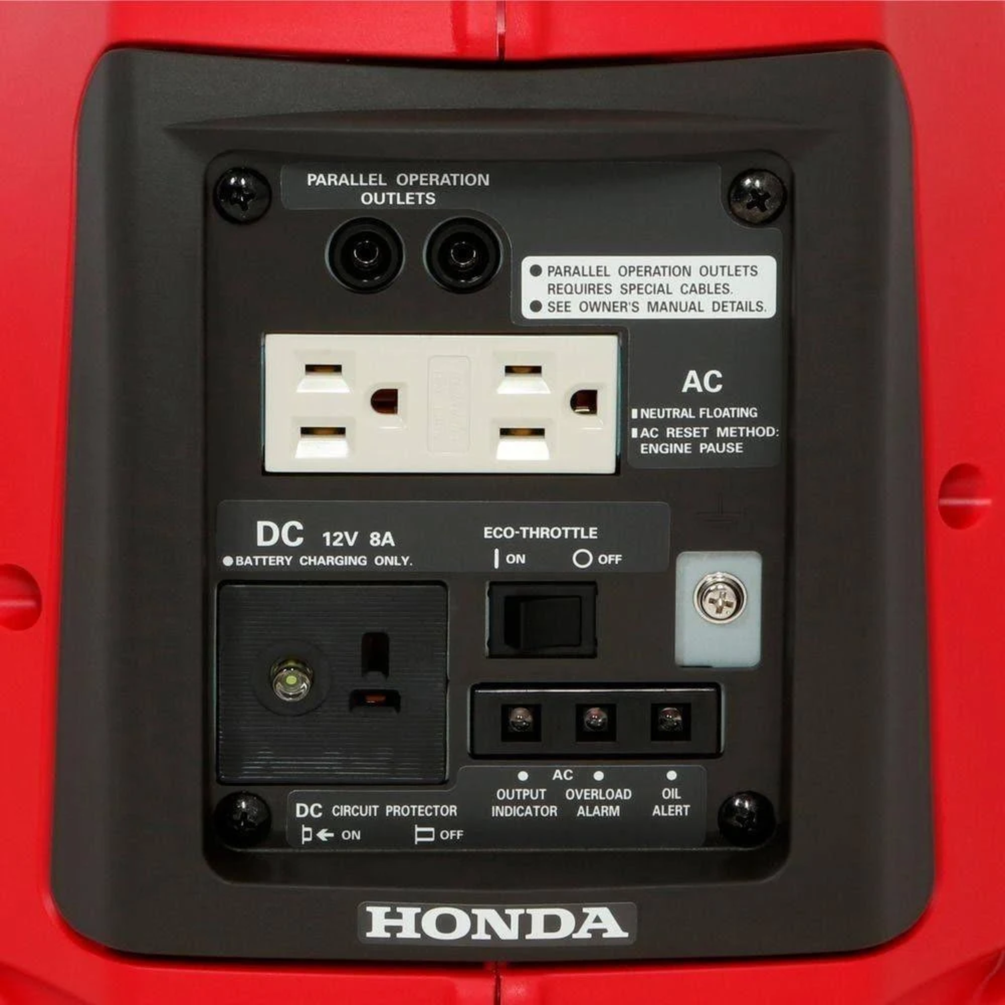Honda Super Quiet Gasoline Portable Generator with Inverter - EU1000T1A