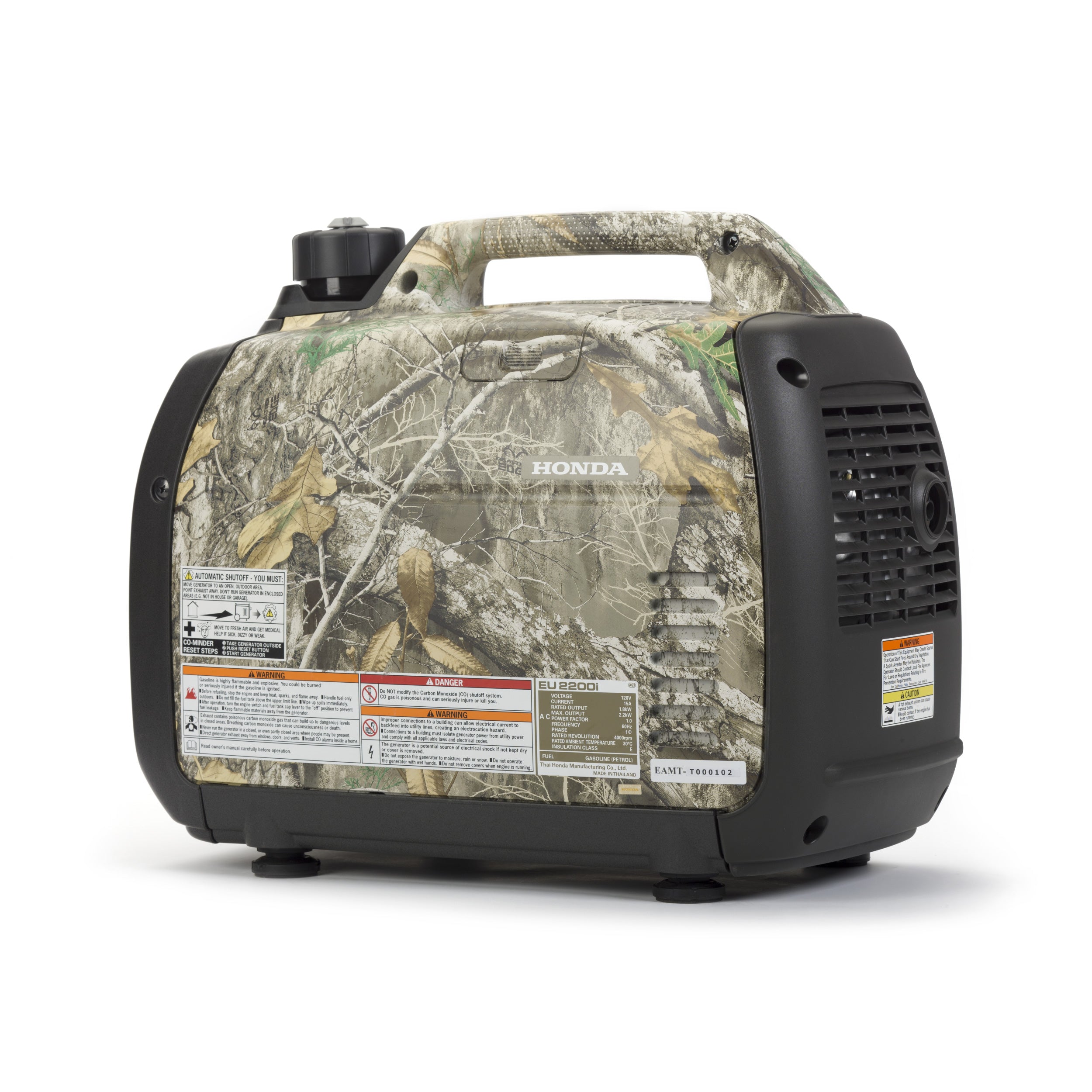 Honda EU2200i 120V 2200-Watt Inverter Generator with Co-Minder - Camo