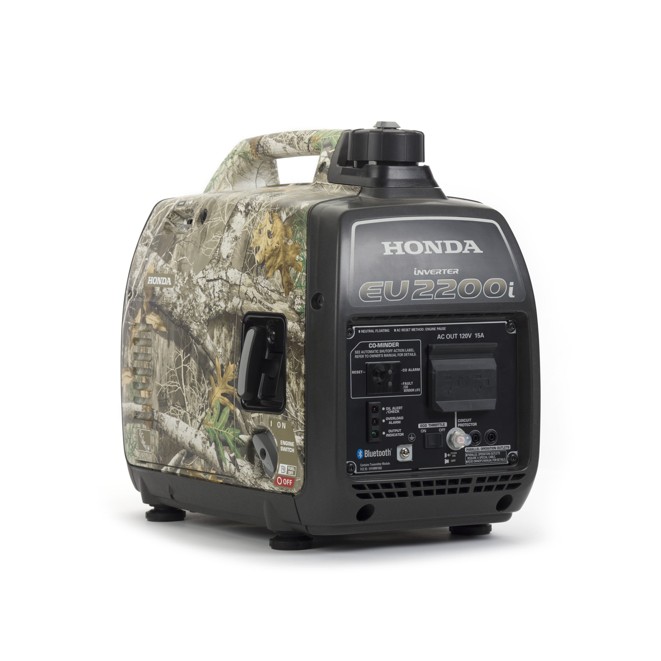 Honda EU2200i 120V 2200-Watt Inverter Generator with Co-Minder - Camo