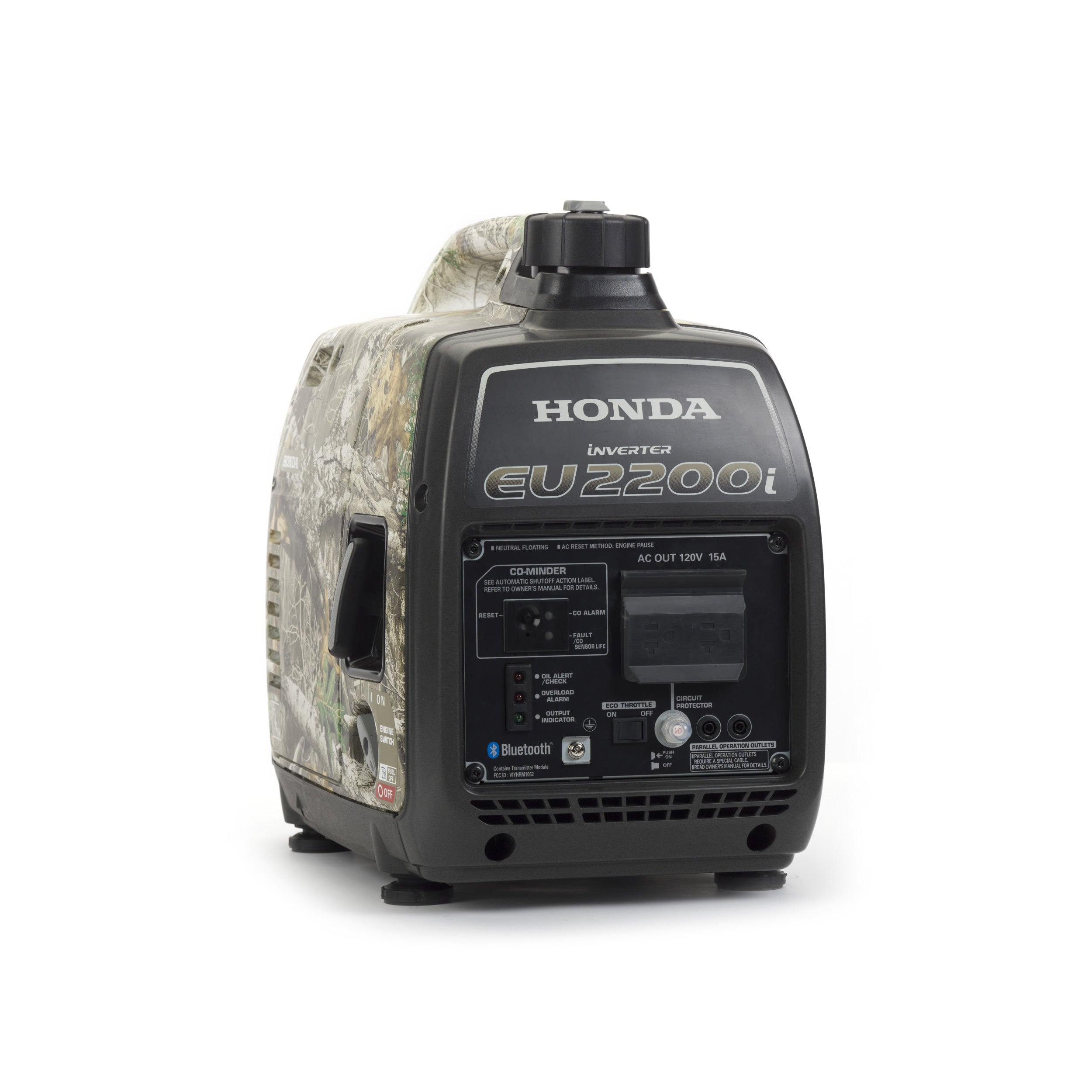 Honda EU2200i 120V 2200-Watt Inverter Generator with Co-Minder - Camo