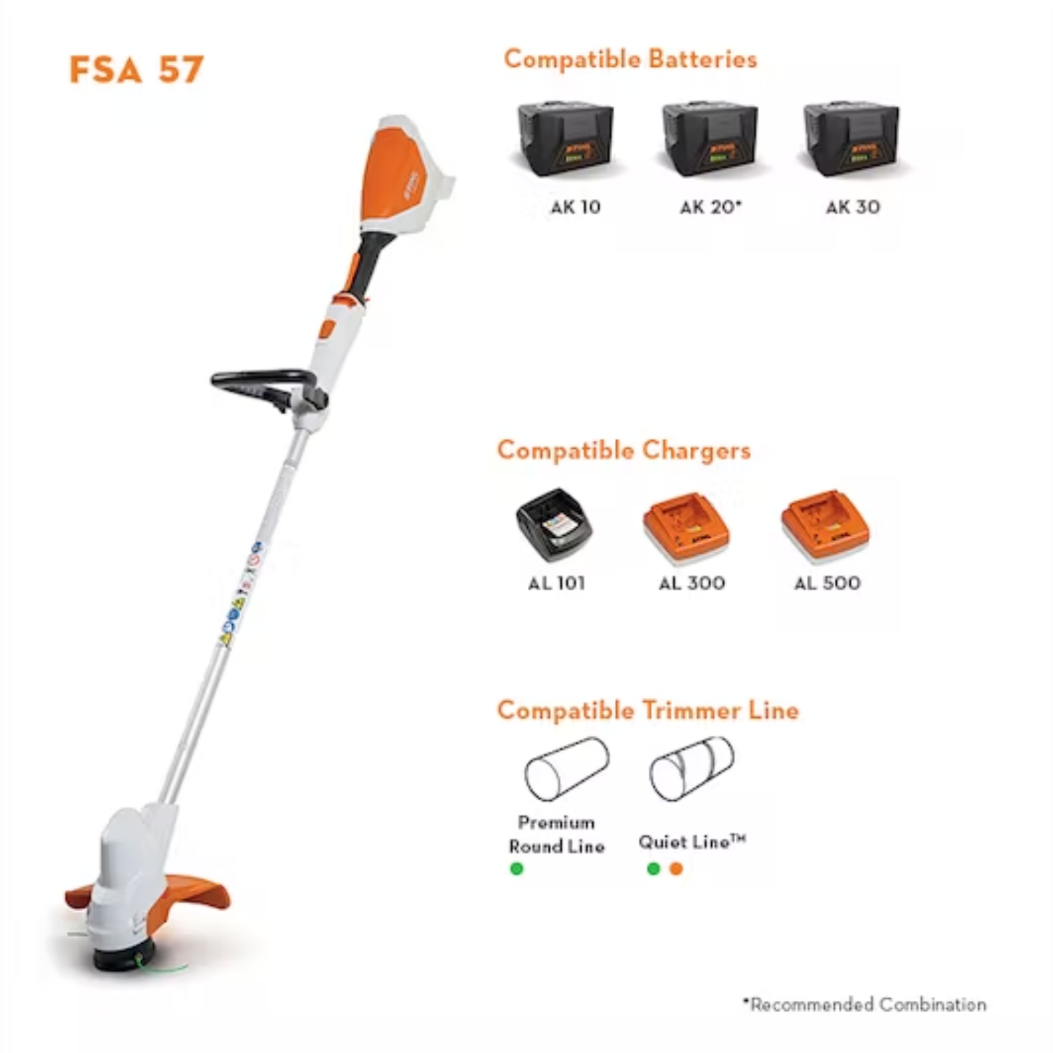 Stihl FSA 57 Battery Powered String Trimmer - Main Street Mower | Winter Garden, Ocala, Clermont