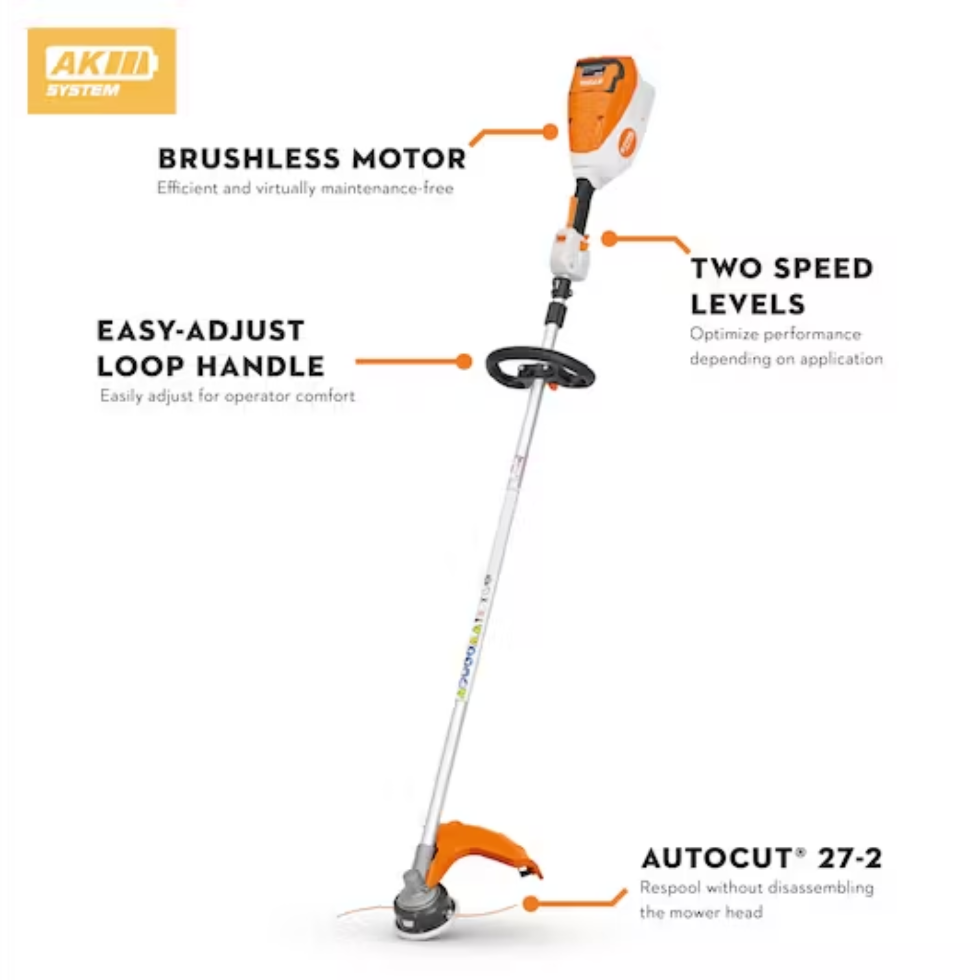 STIHL FSA 80 R Battery Powered String Trimmer w/AK 20 and AL 101 | Main Street Mower | Winter Garden | Clermont | Ocala