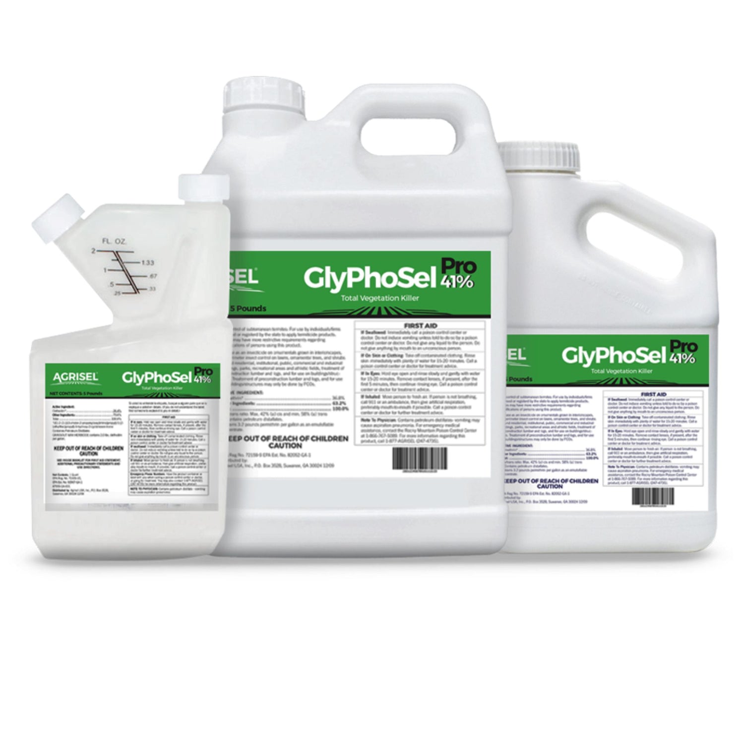 41 percent glyphosate herbicide Agrisel GlyPhoSel Pro 41% – Main Street Mower