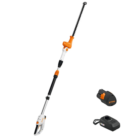 STIHL HLA40 Battery Powered Extended-Reach Hedge Trimmer with Battery & Charger
