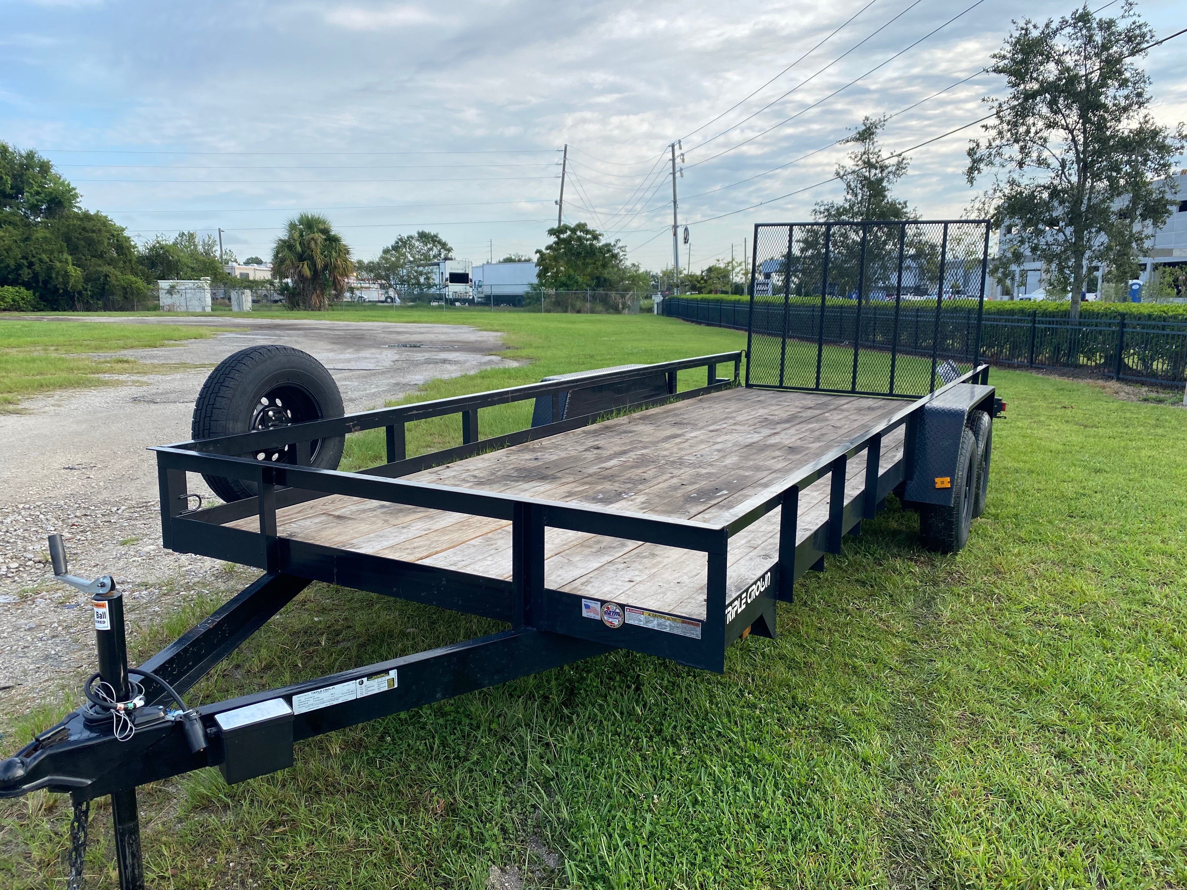 Triple Crown Landscaping Trailer 6.5” x 20 - Rental | Main Street Mower | Winter Garden | Clermont | Ocala