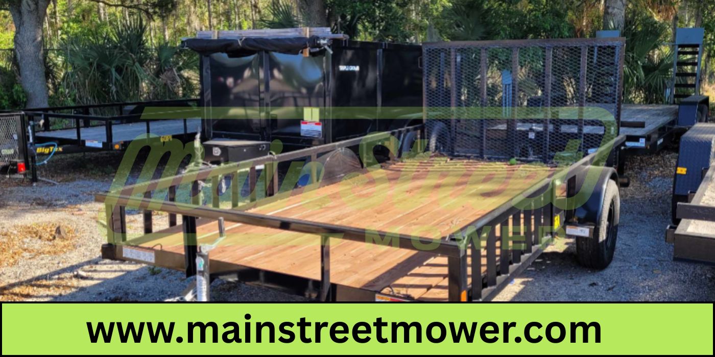 6.5X14 Big Tex Single Axle Black Utility Trailer (35SA-14BKRSX)