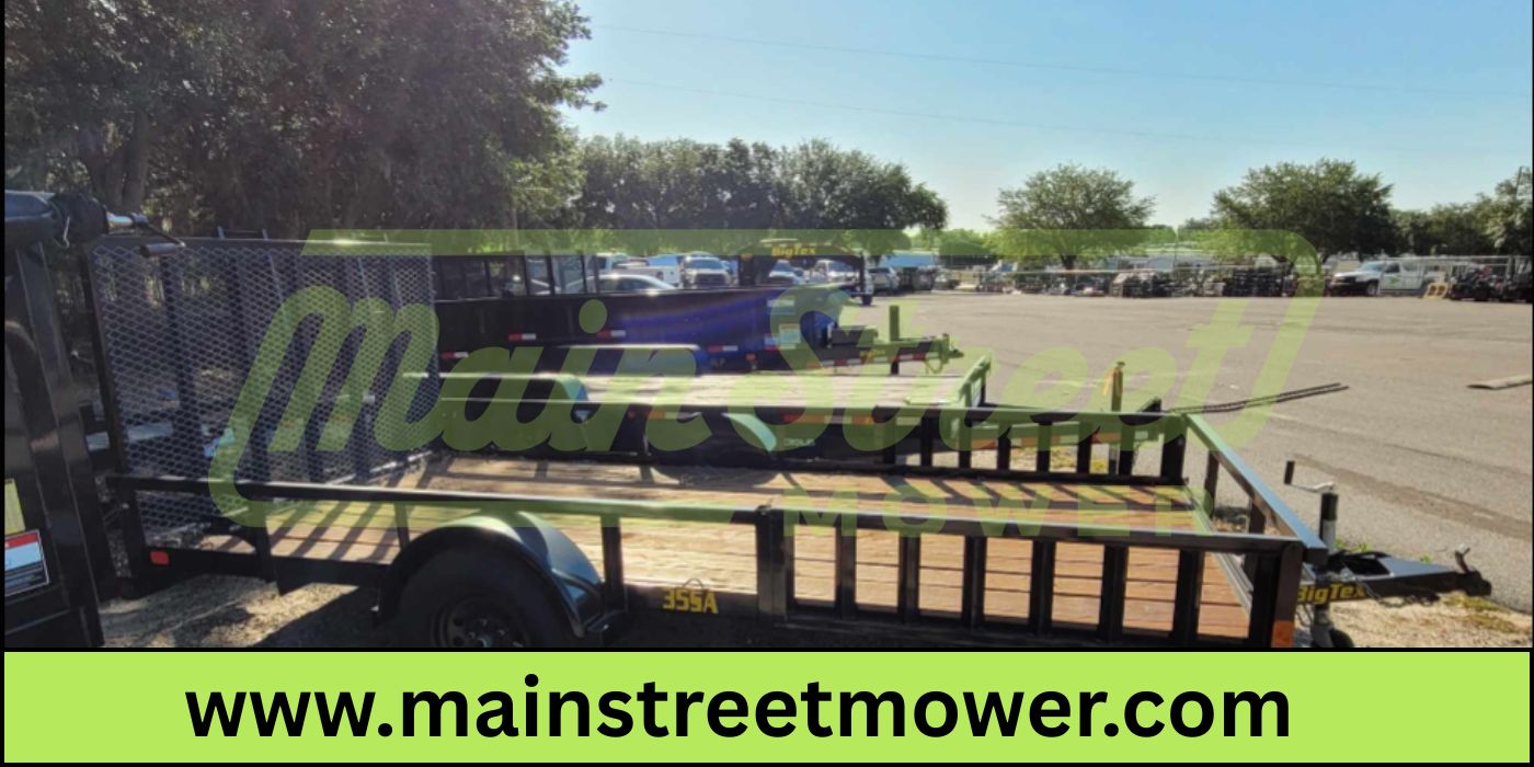 6.5X14 Big Tex Single Axle Black Utility Trailer (35SA-14BKRSX)