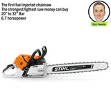 STIHL MS 500i Gas Powered Chainsaw with Electronically Fuel Injection
