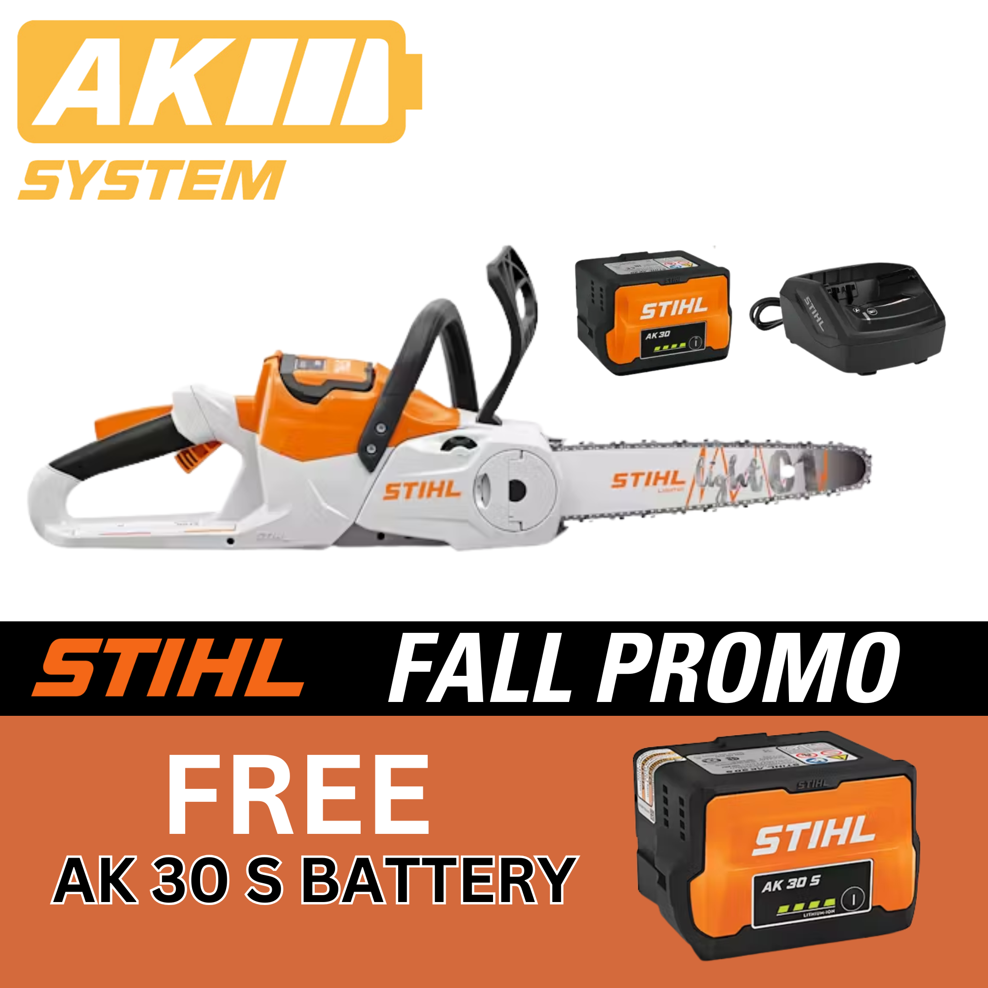 STIHL MSA 70 C-B Battery Powered Chainsaw w/ Battery and Charger