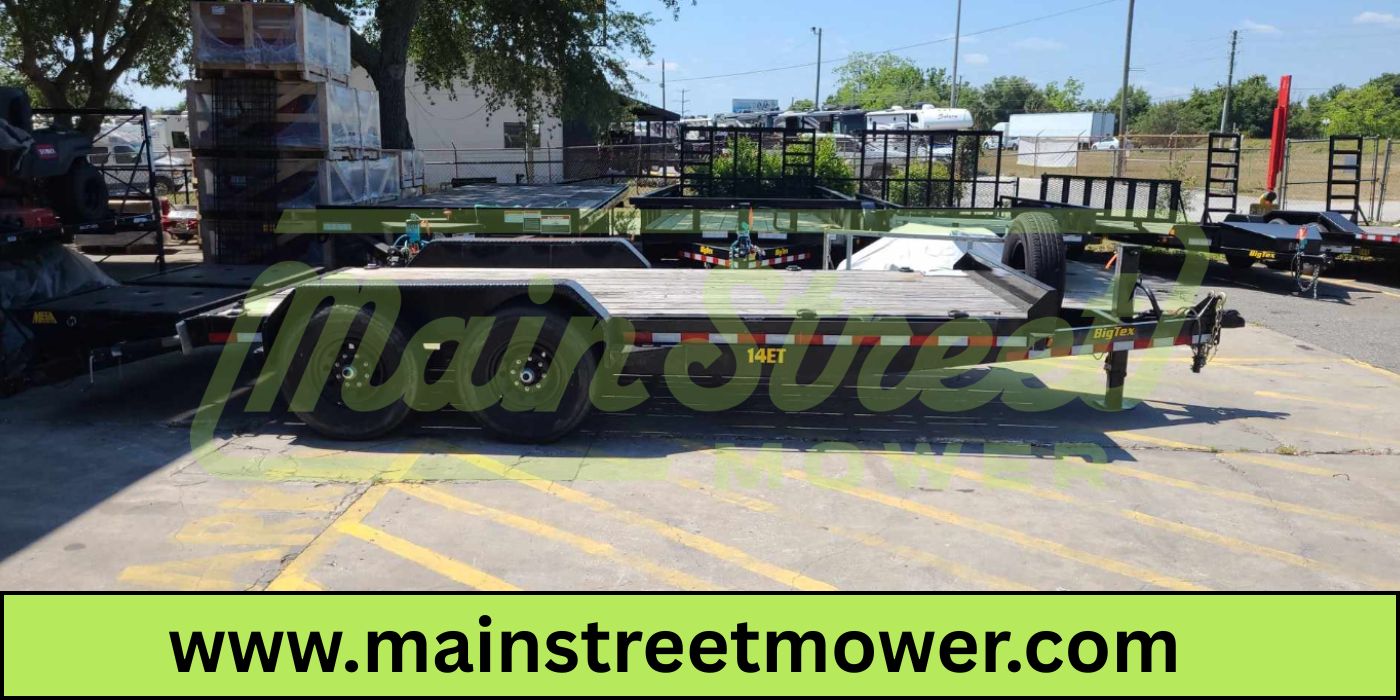 18 Foot Big Tex Black Heavy Duty Tandem Axle Equipment Trailer (14ET-18BK-MR)