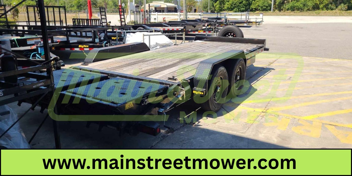 18 Foot Big Tex Black Heavy Duty Tandem Axle Equipment Trailer (14ET-18BK-MR)