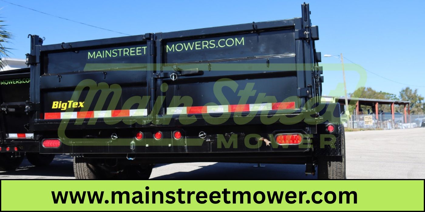 12 Foot Big Tex Pro Series Tandem Axle Single Ram with Spreader Gate Black Dump Trailer (10SR-12XLBK6SIR)
