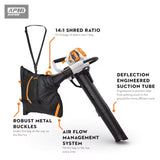 STIHL SHA 140 Battery Powered Shredder Vacuum | Unit Only
