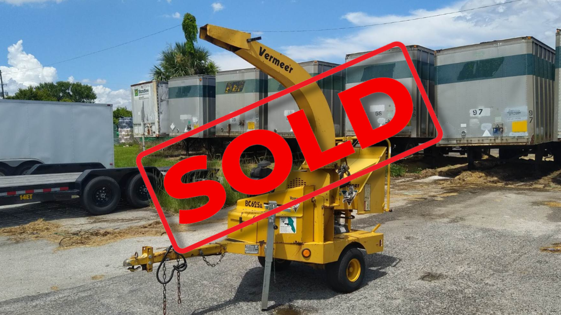2004 BC625A Vermeer Wood Chipper (Used) (SOLD 11/6/2023)