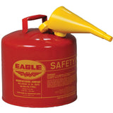 Eagle 5 Gallon Type I Red Safety Gas Can for Gasoline | UI50FS