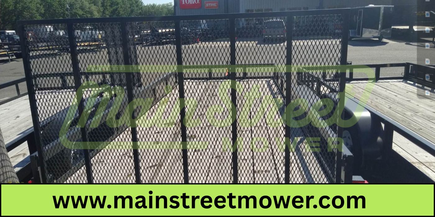 Triple Crown 7X18 Utility Trailer | Black  | Rear Gate  | ATV7X18