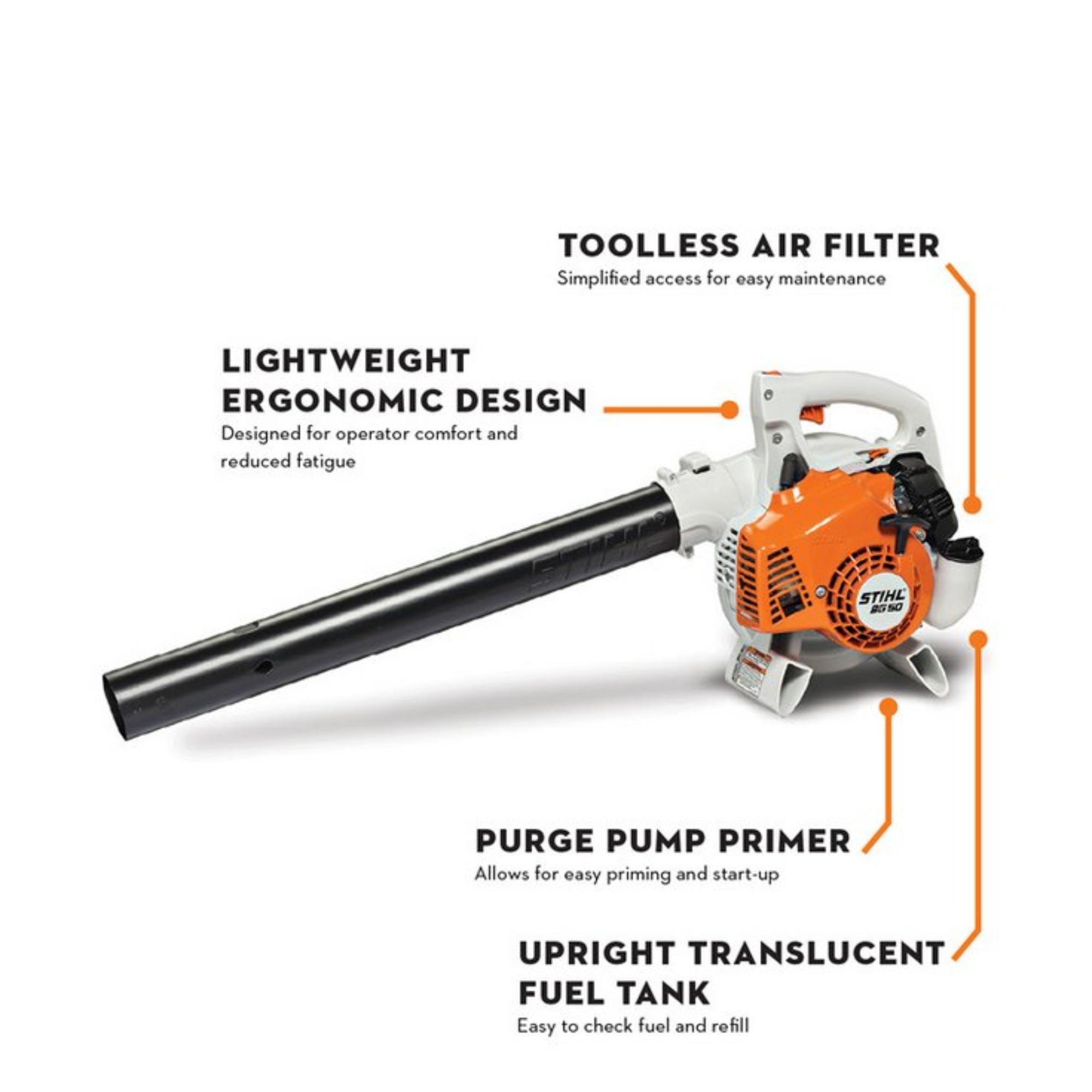 Stihl BG 50 Handheld Gas Powered Blower